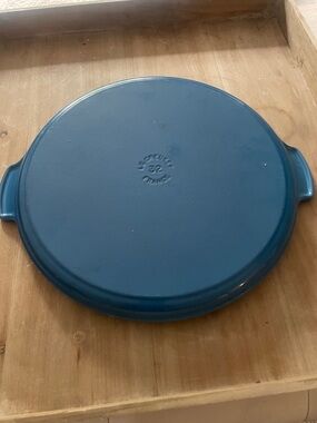 Le Creuset Blue 32 Enamel cast iron grilling pan